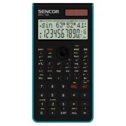 Kalkulačka Sencor, SEC 160 BU, modrá, školní, dvanáctimístná