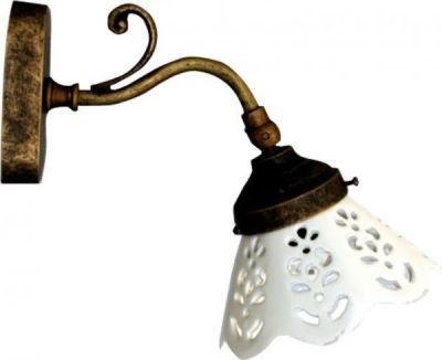 Sapho BARI svítidlo E14 40W, 230V, keramické stínítko, bronz ( MC811 )