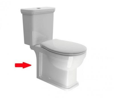 Sapho CLASSIC WC mísa kombi spodní/zadní odpad ( 871711 )