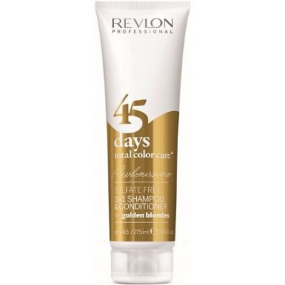 Revlon Professional Šampon a kondicionér pro zlatavé odstíny 45 days total color care (Shampoo&Conditioner Golden Blondes) 275 ml