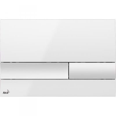 ALCAPLAST Ovládací tlačítko pro předstěnové instalační systémy, bílé (M1730)