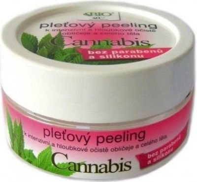BC Bione Cosmetics Cannabis pleťový peeling 200 g