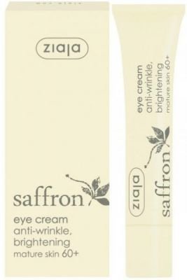 Ziaja Saffron krém pod oči korigující vrásky 60+ pro zralou pleť 15 ml