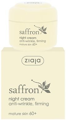 Ziaja Saffron vyživující a zpevňující noční krém 60 + pro zralou pleť 50 ml