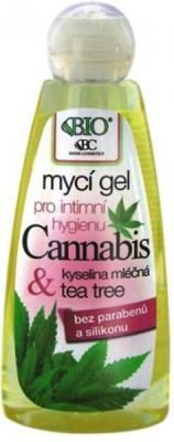 BC Bione Cosmetics Cannabis mycí gel pro intimní hygienu 260 ml