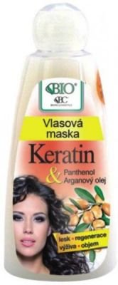 BC Bione Cosmetics Keratin Arganový olej Vlasová maska 260 ml