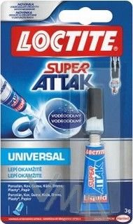 Loctite Super Attak Unviversal voděodolné sekundové lepidlo 3 g