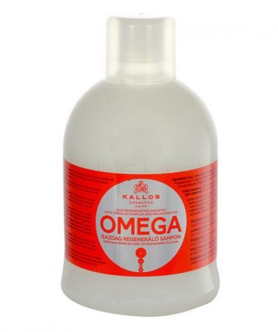 Kallos KJMN šampon s Omega komplexem pro poničené vlasy 1000 ml