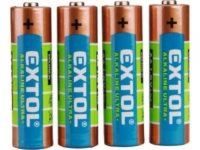 Baterie alkalické EXTOL ENERGY ULTRA +, 20ks, 1,5V AA (LR6), EXTOL LIGHT