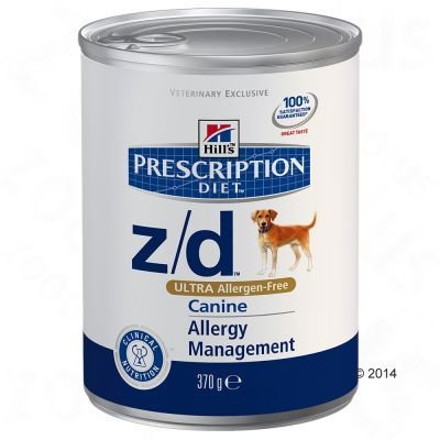 Hill´s Prescription Diet Canine z/d Ultra Allergen Free - Výhodné balení: 12 x 370 g