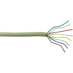 Datový kabel BKL Electronic, 2 x 2 x 0,6 mm, stíněný, šedá, 50 m