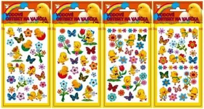 Vodové obtisky na vajíčka 18,5 x 8,5 cm 1 plato