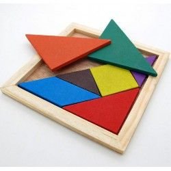 Dřevěné puzzle pro malé děti