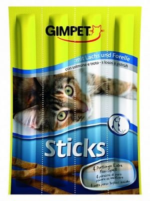 GIMPET Sticks losos+pstruh 30g