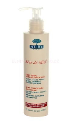 Nuxe Reve de Miel Ultra Comfortable Body Cream 200ml Tělový krém   W Zklidňující tělový krém