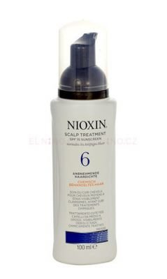 Nioxin System 6 Scalp Treatment 100ml Přípravek proti padání vlasů   W Pro chemicky ošetřené normální a silné prořídlé vlasy