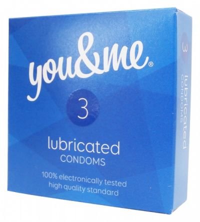 Primeros You & Me Lubricated průhledný lubrikovaný kondom 3 kusy
