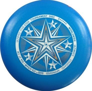 Yikunsports Frisbee UltiPro-FiveStar blueSparkle