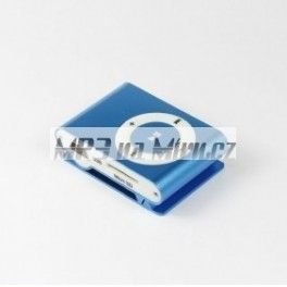 Mini MP3 přehrávač modrý