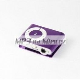 Mini MP3 přehrávač - fialový
