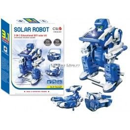 Solární kit ROBOT 3v1 stavebnice DIY