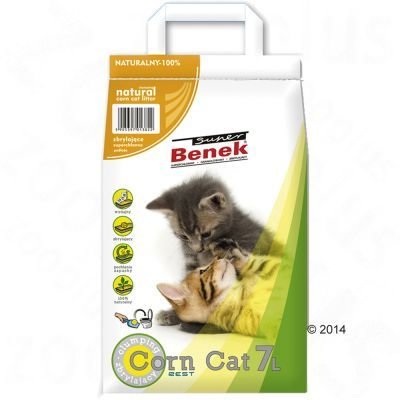 Benek Super Corn Cat Natural - 40 l