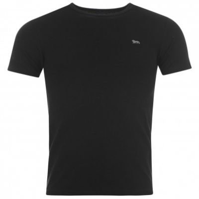 Lonsdale Single T Shirt Mens, black