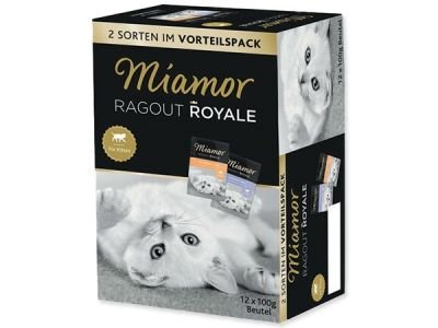 Kapsičky MIAMOR Ragout Royale Kitten multipack v želé 2x6x100g