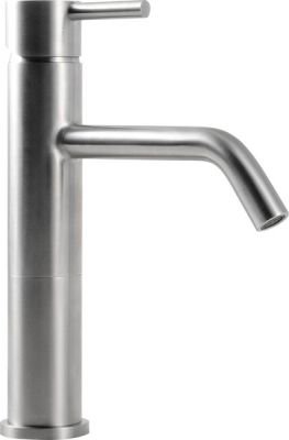 SAPHO MINIMAL stojánková umyvadlová baterie bez výpusti, nástavec 180mm, nerez   (MI202)