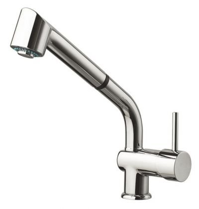 SAPHO RHAPSODY stojánková dřezová baterie s výsuvnou sprškou, chrom   (5550)