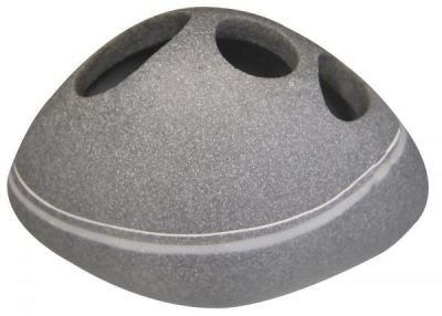 SAPHO LITTLE ROCK držák kartáčků na postavení, tmavá   (22190207)