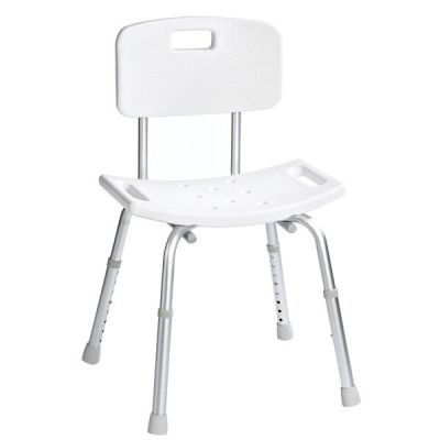SAPHO Židle s opěradlem, nastavitelná výška, bílá   (A00602101)
