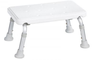 SAPHO Stolička na nohy, výškově nastavitelná, bílá   (A0102601)