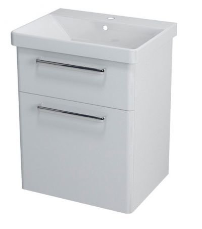 SAPHO THEIA umyvadlová skříňka 56,4x70x44,2cm, 2xzásuvka, bílá   (TH060)