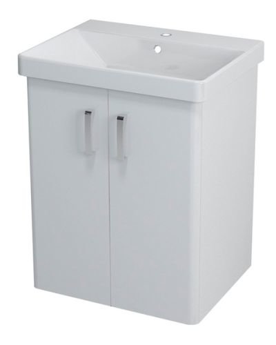 SAPHO THEIA umyvadlová skříňka 56,4x70x44,2cm, 2xdvířka, bílá   (TH062)