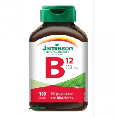 JAMIESON Vitamín B12 kyanokobalamín 250mcg tbl.100