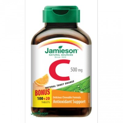 JAMIESON Vitamín C 500mg pomeranč tbl.na cuc.120ks