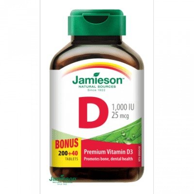 JAMIESON Vitamín D3 1000mcg tbl.240