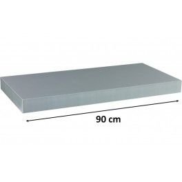 Nástěnná police STILISTA® VOLATO - stříbrná 90 cm