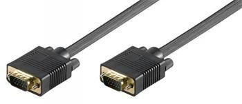 VGA kabel propojovací M/M  0,8m stíněný DDC2