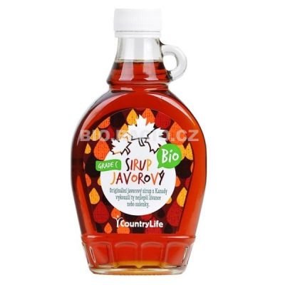 Country Life Bio javorový sirup Grade C 250 ml
