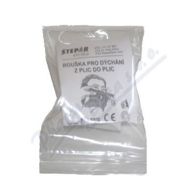 Resuscitační rouška s plastovým naústkem