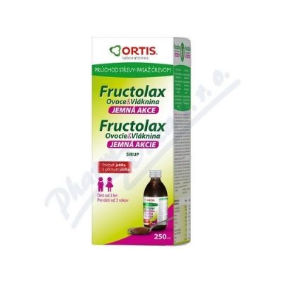 ORTIS Fructolax Ovoce&Vláknina SIRUP 250 ml