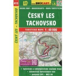 SHOCart 413 Český les, Tachovsko 1:40 000 turistická mapa