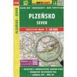 SHOCart 414 Plzeňsko sever 1:40 000 turistická mapa