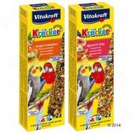Vitakraft krekry pro papoušky - 2 x 2 ks ovoce