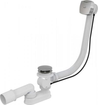 ALCAPLAST Sifon vanový automat komplet chrom (A51CRM)