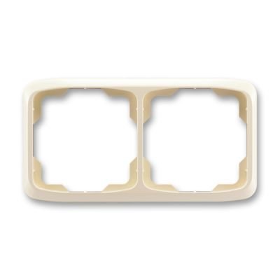 ABB Tango® Rámeček pro elektroinstalační přístroje, dvojnásobný vodorovný, slonová kost (3901A-B20 C)