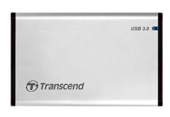 Transcend StoreJet 2.5'' stříbrný HDD Case USB 3.0/SATA