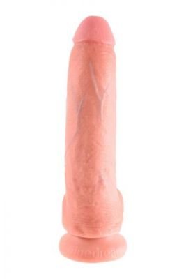 Realistické dildo s varlaty King Cock 9" - Pipedream